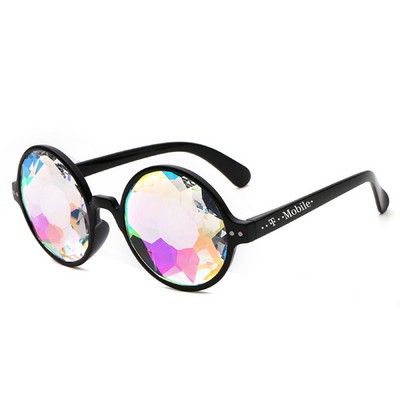 Round Kaleidoscope Sun Glasses