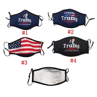 2020 US President Election Trump Face Mask