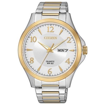 Citizen Men's Quartz Two-Tone Watch w/Stainless Steel Bracelet