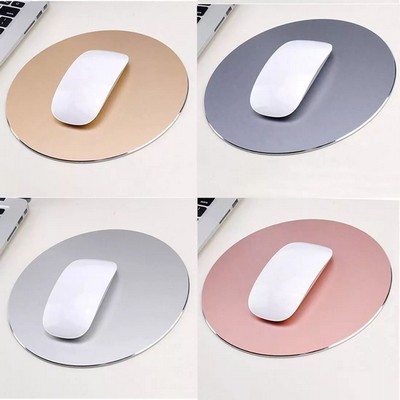 8.7" Round Aluminum Mouse Pad