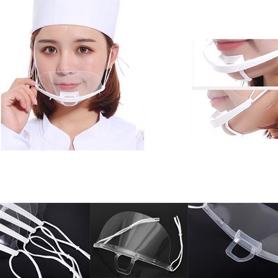 Kitchen Anti-droplet Smile Clear Face Mask Shield