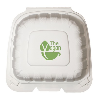 6"x6" Eco-Friendly Takeout Container