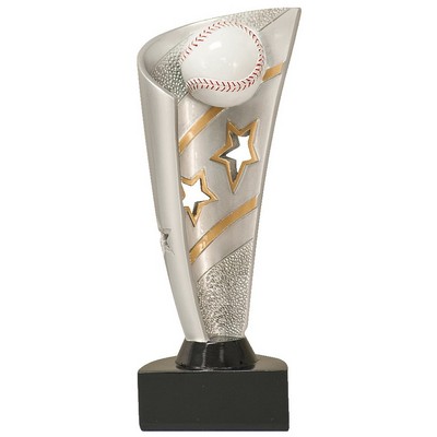 8" Banner Resins Baseball Trophy