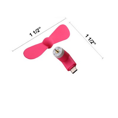 Mini fan with USB Type C