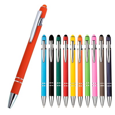 Soft Touch Pens w/ Stylus