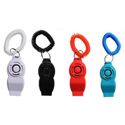 Clicker Training Whistle Keychain