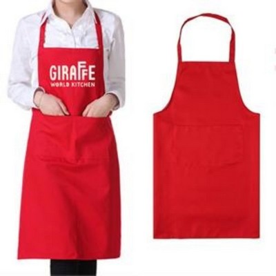 Kitchen Apron w/ Custom Imprint & Adjustable Strap 22" x 32"