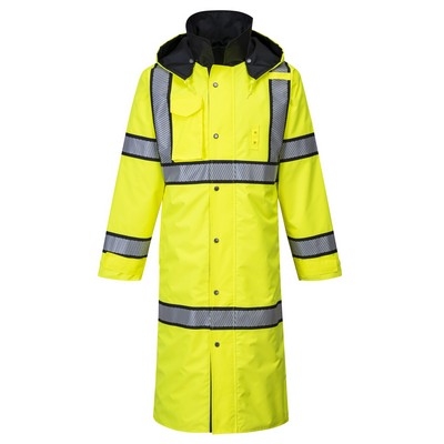 Hi Vis Reversible Rain Coat 48, Class 3