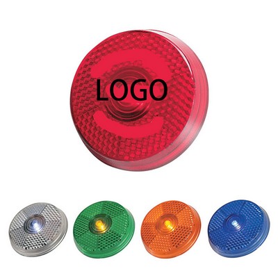 Multifunctional Round Safety Light w/Back Clip