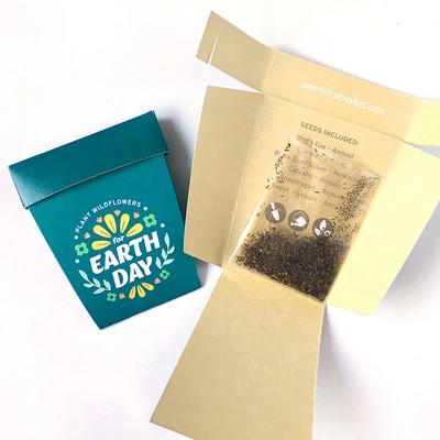 Earth Day Wildflower Plant Pot Seed Packets