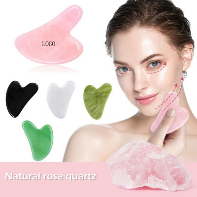 Natural Jade Stone Guasha Board Facial Tool