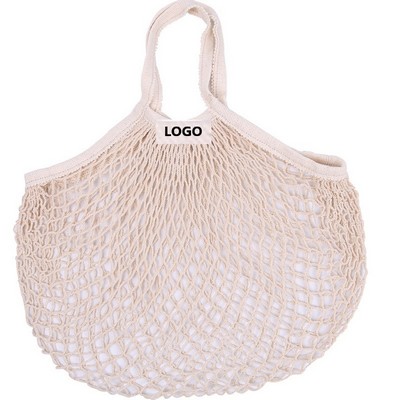 Cotton Mesh Vegetable Storage Shopping Bag