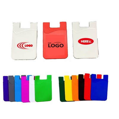 MOQ 100PCS Silicone Card Holder