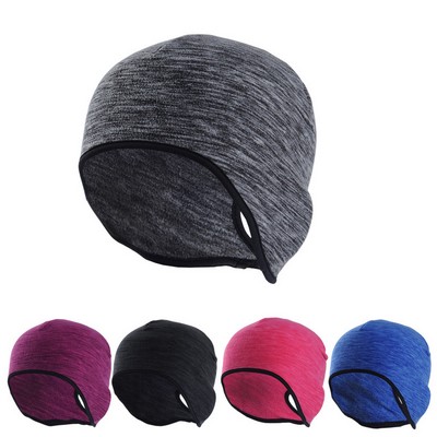 Women Winter Warm Polar Fleece Skull Hat