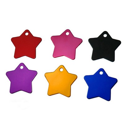 Aluminum Star Shaped Dog Tag