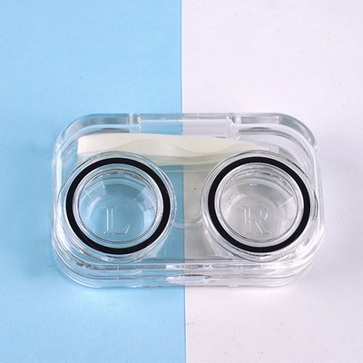 Full Transparent Integrated Cosmetic Contact Lens Case Box