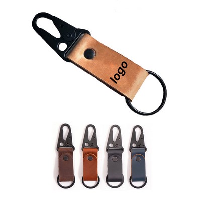 Leather Lanyard Key Chain