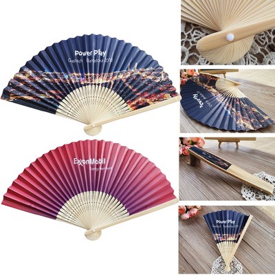 Custom Folding Paper Hand Fan