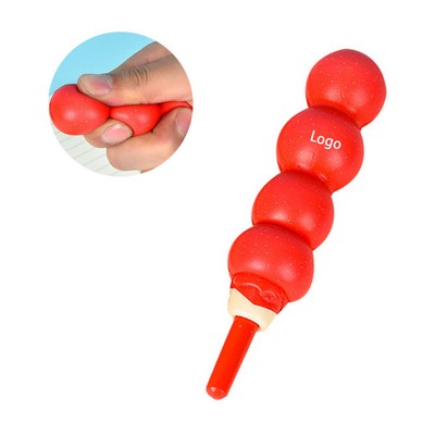 2 in 1 Squishy Candy Ball Pen and Squeeze Toy