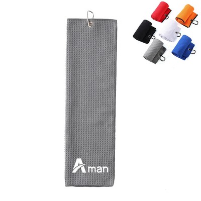 Tri-fold Golf Towel