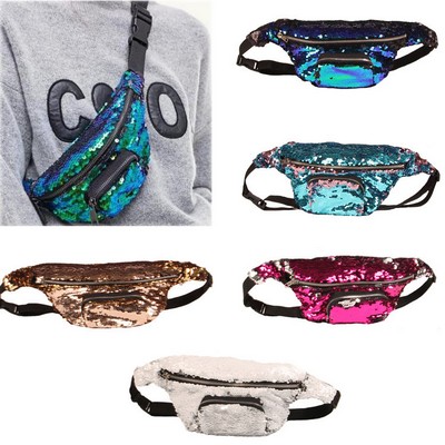 Mermaid Sequin Waist Bag Sling Bag