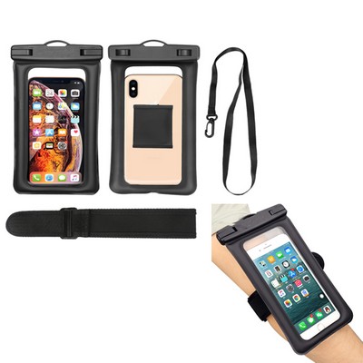 Universal Waterproof Case with Armband Lanyard