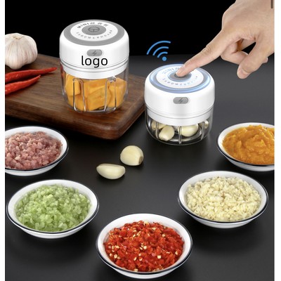 Electric Garlic Chopper, Mini Garlic Chopper Portable Wireless Food Processor