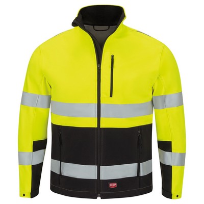 Red Kap® Type R Class 3 Deluxe Hi-Visibility Soft Shell Jacket