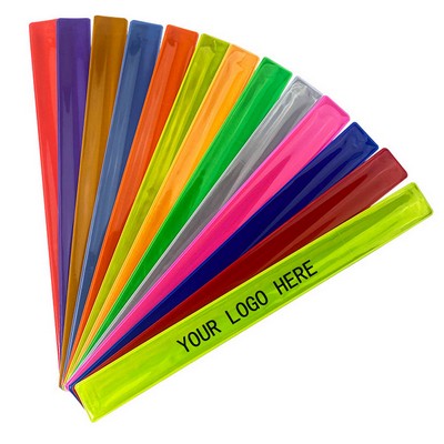 PVC Reflective Slap Bracelets