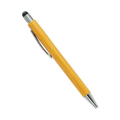 Eco-friendly Bamboo Pen with Stylus