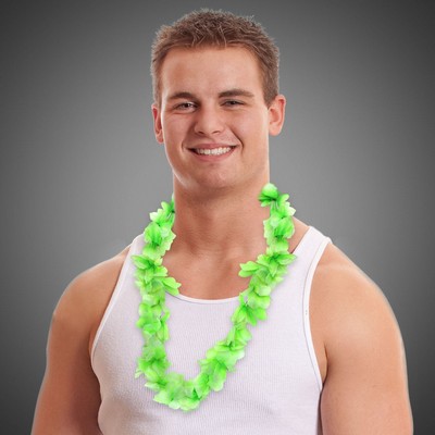 36" Green Flower Lei