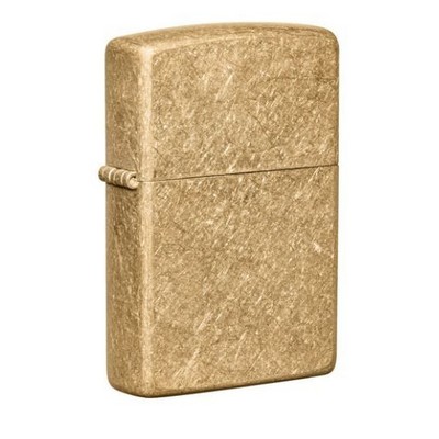 Zippo® Tumbled Brass Base Model Lighter