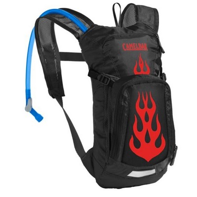 CamelBak Mini M.U.L.E Kids Hydration Cycling Pack - Black/Flames