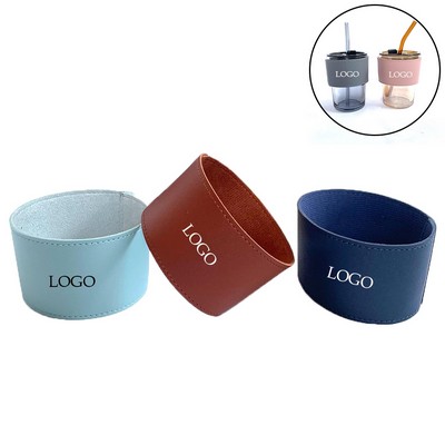 PU Leather Coffee Cup Sleeve