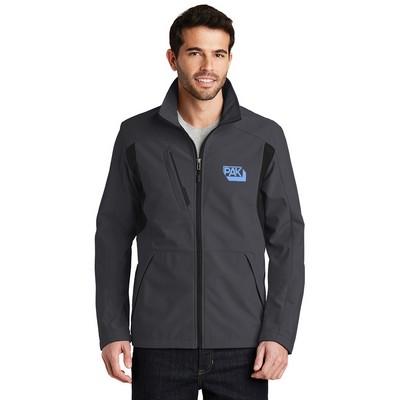 Port Authority® Back-Block Soft Shell Jacket