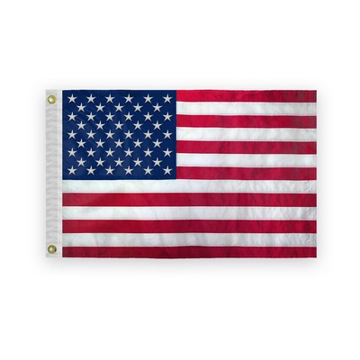 16"x24" USA 400D Nylon Embroidered Flag