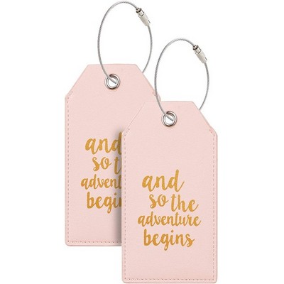 Luggage Tags with Full Back Privacy Cover Loop