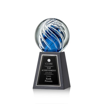 Genista Award on Tall Marble - 3" Diam