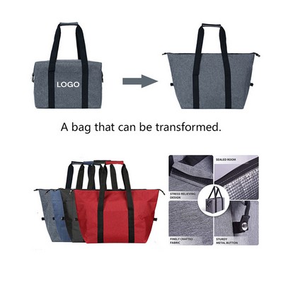 Collapsible Insulated Cooler Tote Bags