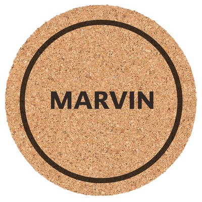 3 1/2" Round Cork Coaster