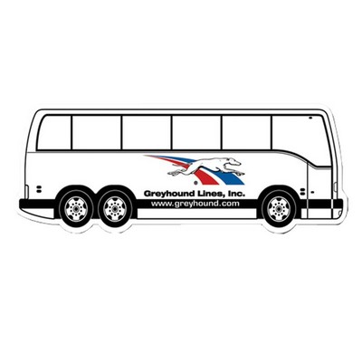 Charter Bus Stock Shape Vinyl Magnet - 20mil