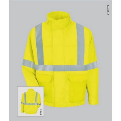 Red Kap™ Hi-Visibility Bomber Jacket - Type R, Class 2 - Yellow/Silver