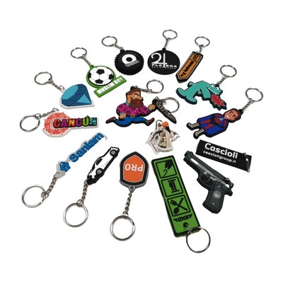 Customize 2D PVC Key Chain