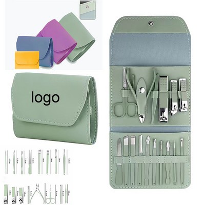 Foldable 16pcs Manicure Set