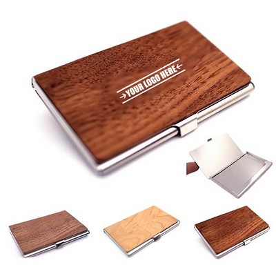 Wooden Business Card Holder