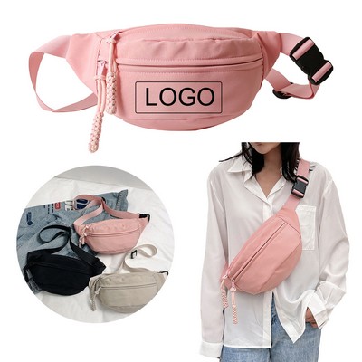 Simple Outdoor Sports Fanny Pack Cross Body Bag