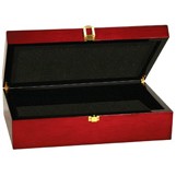 12 1/4" x 8 1/4" x 3 1/2" Rosewood Piano Finish Gift Box