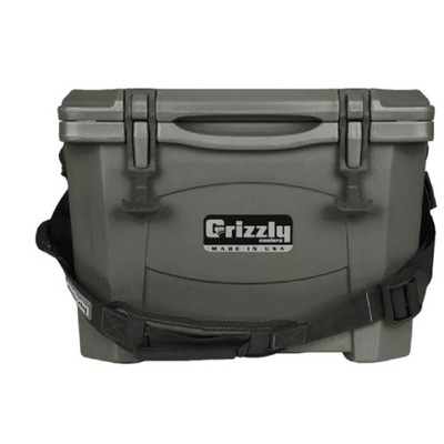 Grizzly 15 Quart Cooler in Lunar Green