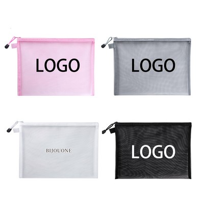 A4 Large Capacity Double Zip File Bag