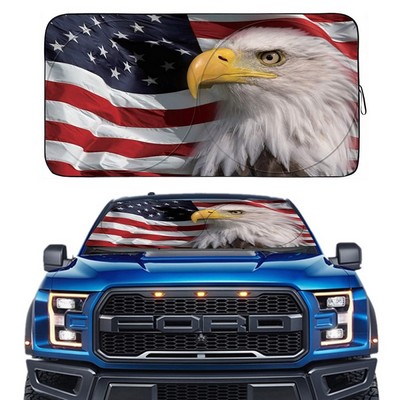 Full Printing Foldable Car Windshield Sunshade